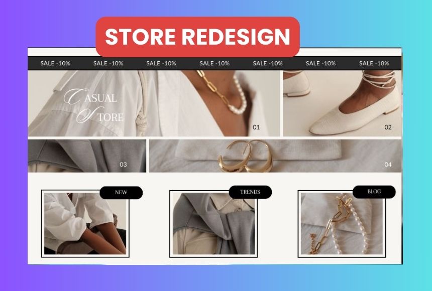 Shopify Store Redesign